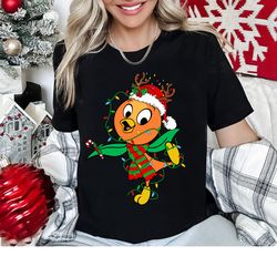 Disney Orange Bird Christmas Lights Shirt, Santa Orange Bird Epcot Flower and Garden Festival 2023 Shirt,Disneyland Xmas