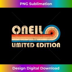 ONEIL Surname Retro Vintage 80s 90s Birthday Reunion - Sublimation-Optimized PNG File - Channel Your Creative Rebel