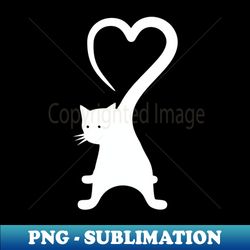 Cat expresses its love - Trendy Sublimation Digital Download - Boost Your Success with this Inspirational PNG Download