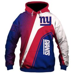 New York Giants Zip Hoodie 3D Style1323 All Over Printed
