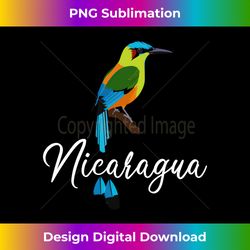 Nicaragua Guardabarranco, Nicaragua Long Sleeve - Minimalist Sublimation Digital File - Customize with Flair