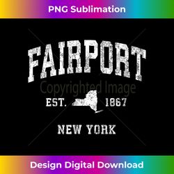 Fairport New York NY Vintage Athletic Sports Desi - Timeless PNG Sublimation Download - Spark Your Artistic Genius