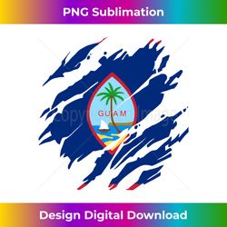 Guamanian Flag Guam Long Sleeve - Timeless PNG Sublimation Download - Reimagine Your Sublimation Pieces