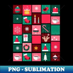 Santa Claus Patchwork Ideas 2022 - Trendy Sublimation Digital Download - Fashionable and Fearless