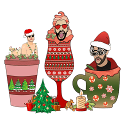 Bad Bunny Christmas Png, Christmas Png, Christmas Coffee Png, Christmas Movie Png, Coffee Lattee Png,Christmas Latte Png