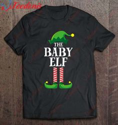Baby Elf Matching Family Group Christmas Party Pajama Shirt, Cheap Christmas Family Shirts  Wear Love, Share Beauty