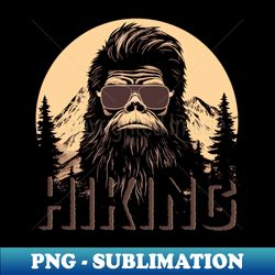 Bigfoot Mountains Forest Hiking - Trendy Sublimation Digital Download - Bring Your Designs to Life