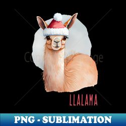 Fa La La La Llama Christmas - Digital Sublimation Download File - Bold & Eye-catching
