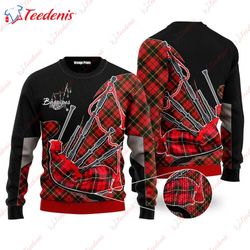Bagpipes Music Ugly Christmas Sweater, Ugly Christmas Sweater Sale Womens  Wear Love, Share Beauty