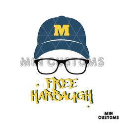 Free Harbaugh Michigan Football SVG Graphic Design File
