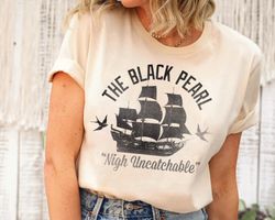 Disney Pirates of the Caribbean Untouchable Black Pearl TShirt, Disneyland Family Matching Shirts,Disney World Trip Gift