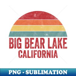 big bear lake california - artistic sublimation digital file - create with confidence