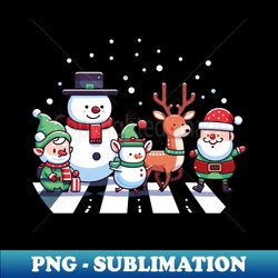 Christmas Road Art - Trendy Sublimation Digital Download - Transform Your Sublimation Creations