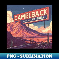 Retro Camelback mountain phoenix az - Premium Sublimation Digital Download - Perfect for Personalization