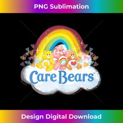 care bears vintage rainbow cheer bear sweet group logo tank top - minimalist sublimation digital file - channel your creative rebel