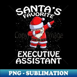 Santas Favorite Executive Assistant Christmas - Creative Sublimation PNG Download - Perfect for Sublimation Art