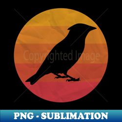 Waxwing Bird - Professional Sublimation Digital Download - Spice Up Your Sublimation Projects