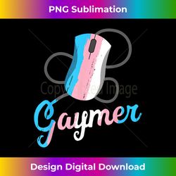 Transgender PC Gaymer Geek Pride Trans LGBT Computer Gamer - Contemporary PNG Sublimation Design - Channel Your Creative Rebel