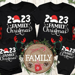Family Christmas 2023 Matching Shirt, Happy Christmas T-shirt, Christmas Celebration Party Tee, Family Group Shirt IU-31