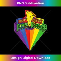 Power Rangers Rainbow Prism And Classic Logo Tank Top - Classic Sublimation PNG File - Animate Your Creative Concepts