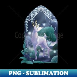 Enchanted Forest Deer - Exclusive Sublimation Digital File - Perfect for Sublimation Art