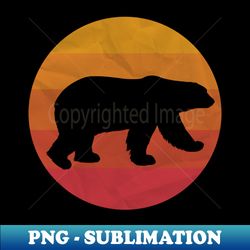 polar bear - png transparent digital download file for sublimation - perfect for personalization