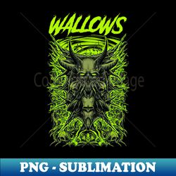 WALLOWS BAND - Modern Sublimation PNG File - Perfect for Sublimation Mastery