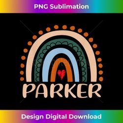 Parker Name Personalized Funny Women Rainbow Parker - Sleek Sublimation PNG Download - Customize with Flair