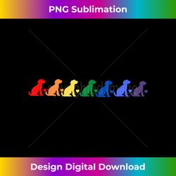 LGBTQ Dog Lovers Dogs, Hearts and Rainbow Adult Apparel - Chic Sublimation Digital Download - Customize with Flair