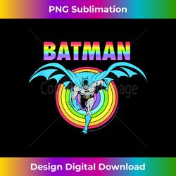 DC Comics Pride Batman Rainbow Run Tank Top - Sublimation-Optimized PNG File - Crafted for Sublimation Excellence