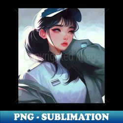 Cute anime woman - Digital Sublimation Download File - Unlock Vibrant Sublimation Designs