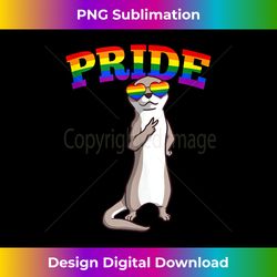 LGBT Otter Gay Pride Rainbow Cute LGBTQ Gift Tank To - Urban Sublimation PNG Design - Animate Your Creative Concepts