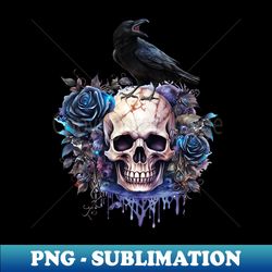 Raven Will Bring Death - Instant Sublimation Digital Download - Vibrant and Eye-Catching Typography