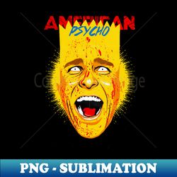 american psycho bateman - Decorative Sublimation PNG File - Enhance Your Apparel with Stunning Detail