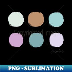 Color Palette 16 - Instant PNG Sublimation Download - Transform Your Sublimation Creations