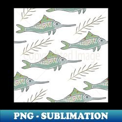 Swordfish Pattern - Signature Sublimation PNG File - Capture Imagination with Every Detail