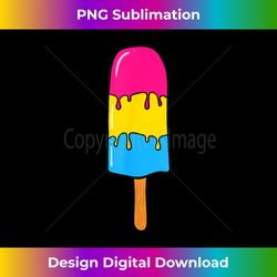 Popsicle Ice Cream Pansexual Homosexuality Rainbow Pri - Innovative PNG Sublimation Design - Infuse Everyday with a Celebratory Spirit