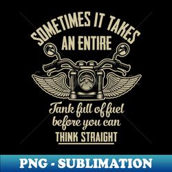 think straight - motorcycle graphic - png transparent digital download file for sublimation - stunning sublimation graphics
