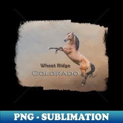 Mustang Wheat Ridge Colorado - PNG Transparent Sublimation Design - Bring Your Designs to Life