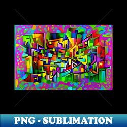 Maximum Neon Graffiti - Unique Sublimation PNG Download - Fashionable and Fearless