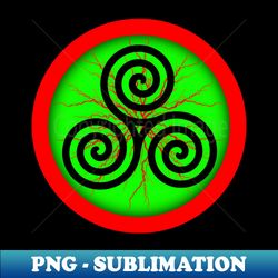 Celtic Samhain Red Lightning - Exclusive PNG Sublimation Download - Spice Up Your Sublimation Projects