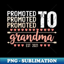 Promoted To Grandma - PNG Transparent Digital Download File for Sublimation - Capture Imagination with Every Detail