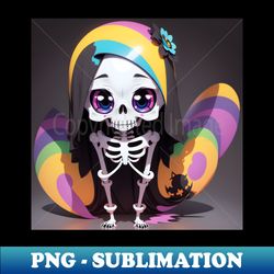 Skeleton Halloween Celebration - Unique Sublimation PNG Download - Instantly Transform Your Sublimation Projects