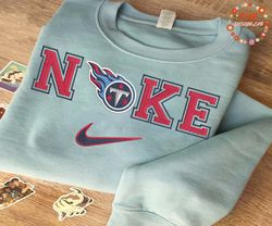 NIKE NFL Tennessee Titans Embroidered Sweatshirt, NIKE NFL Sport Embroidered Sweatshirt, NFL Embroidered Shirt