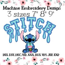 Embroidery design Stitch and Coffee