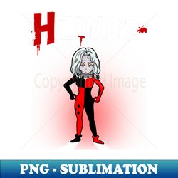 Funny Female Villain Zombie IZombie Parody  Superhero for Zombie Lovers - Instant Sublimation Digital Download - Defying the Norms