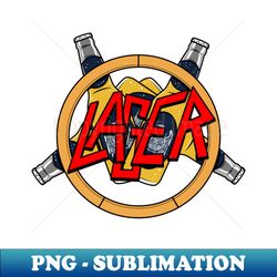 Lager Beer Drinking Heavy Metal Band - Decorative Sublimation PNG File - Transform Your Sublimation Creations