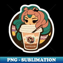 Puppuccino Cutie - Decorative Sublimation PNG File - Unlock Vibrant Sublimation Designs