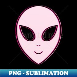 Happy Alien - PNG Transparent Sublimation Design - Fashionable and Fearless