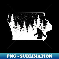 Iowa Bigfoot Gift - Artistic Sublimation Digital File - Perfect for Sublimation Mastery